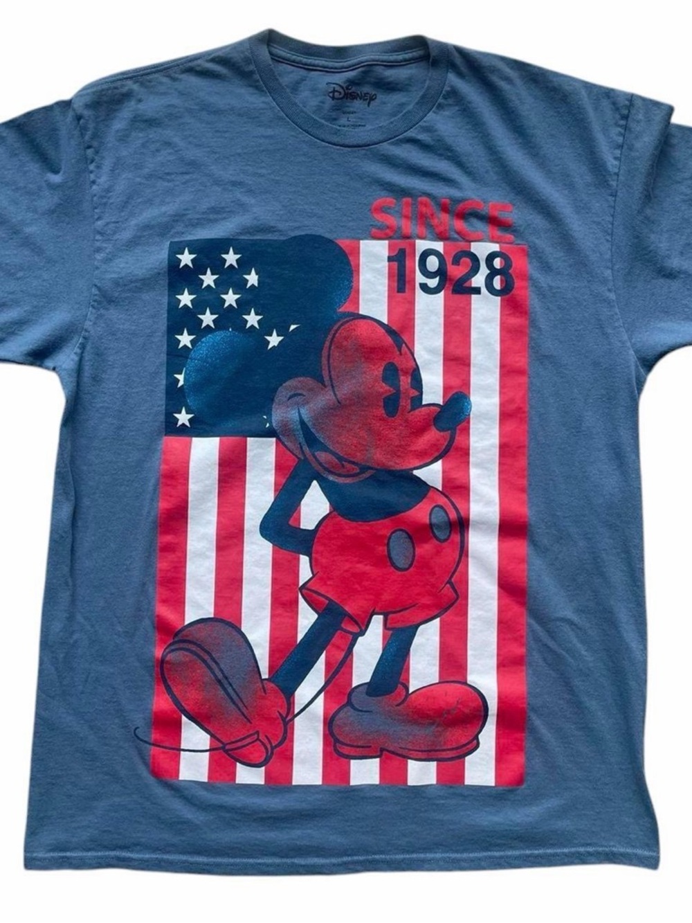 Disney Mickey Mouse USA Flag T-shirt